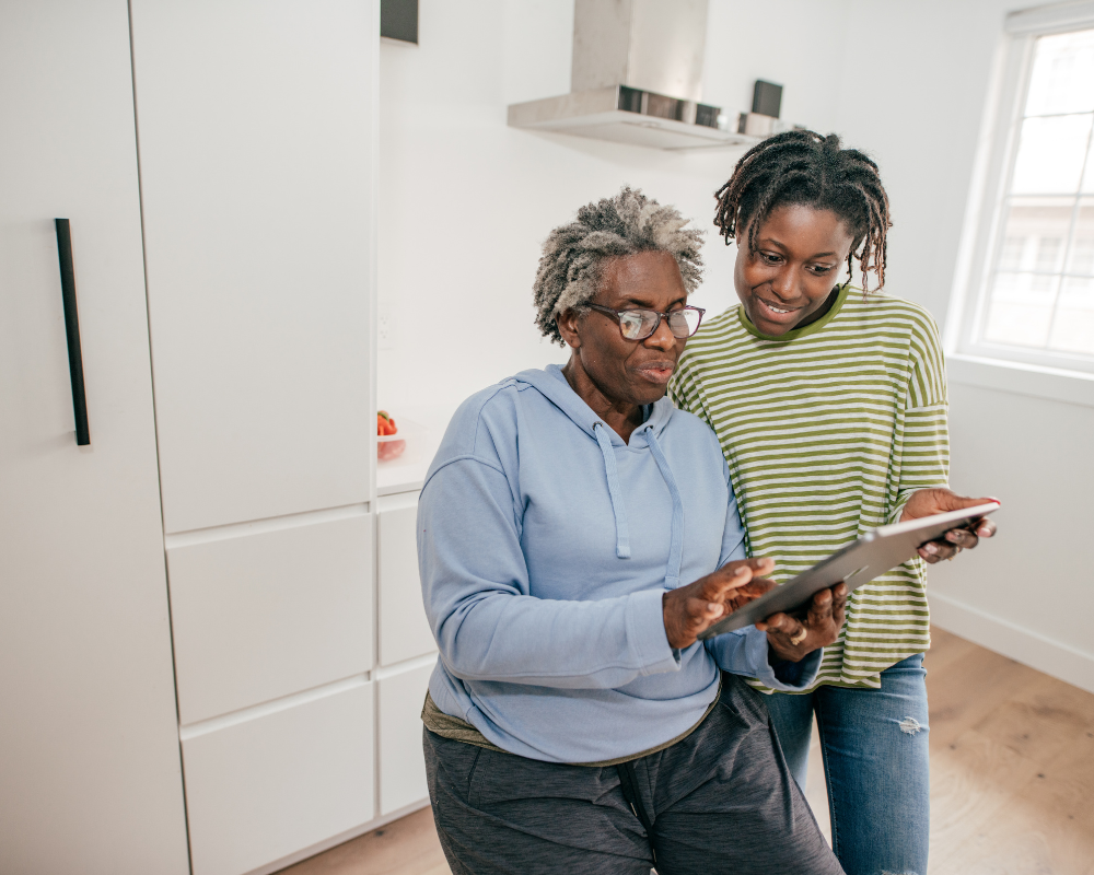 Family caregiver receiving respite support