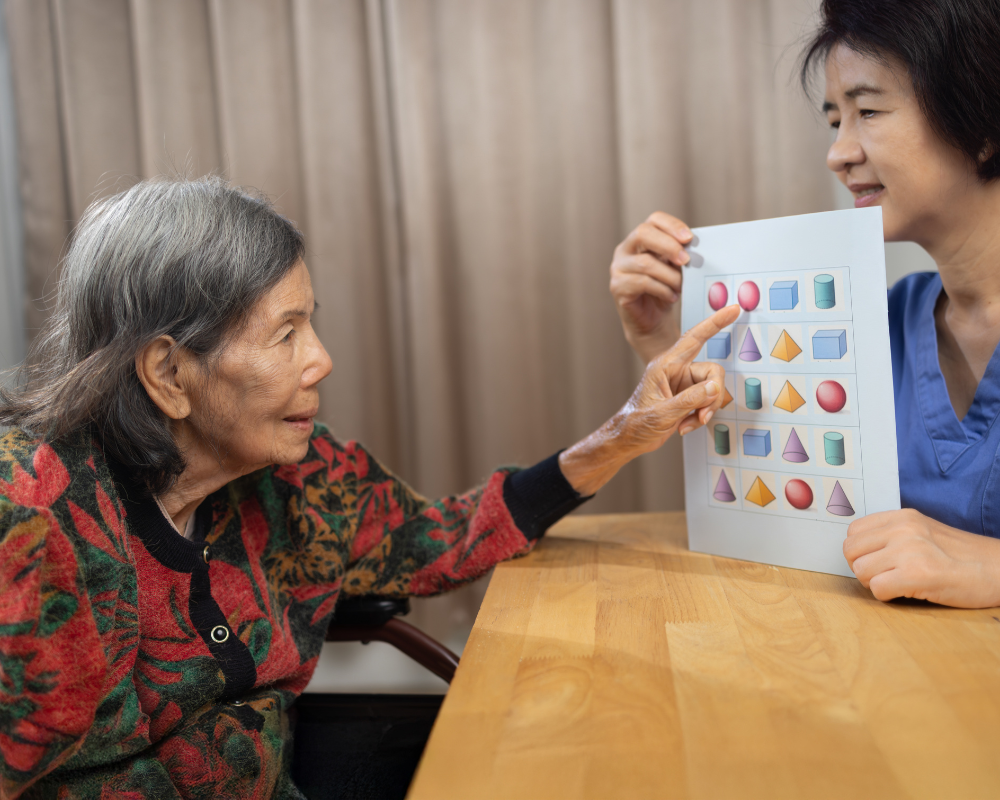 Faithful Touch care team member with a client